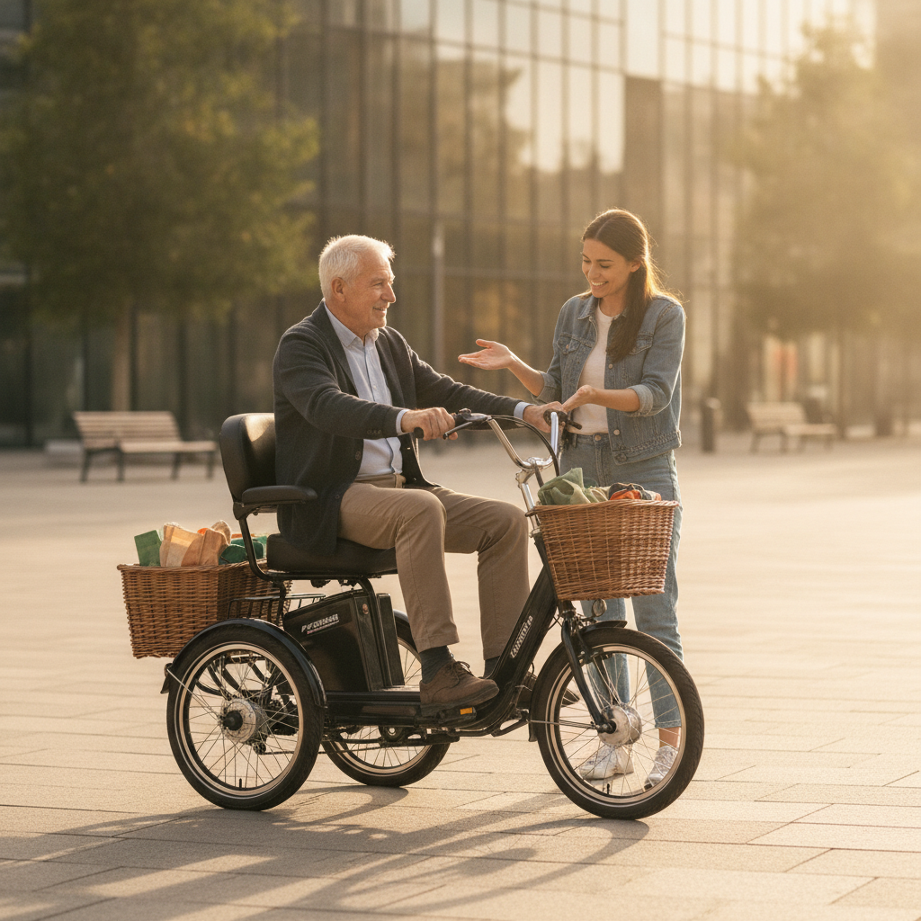 เลือกจักรยานไฟฟ้า 3 ล้อให้ผู้สูงอายุ ปลอดภัย ไม่ล้ม - choose-three-wheel-ebike-elderly