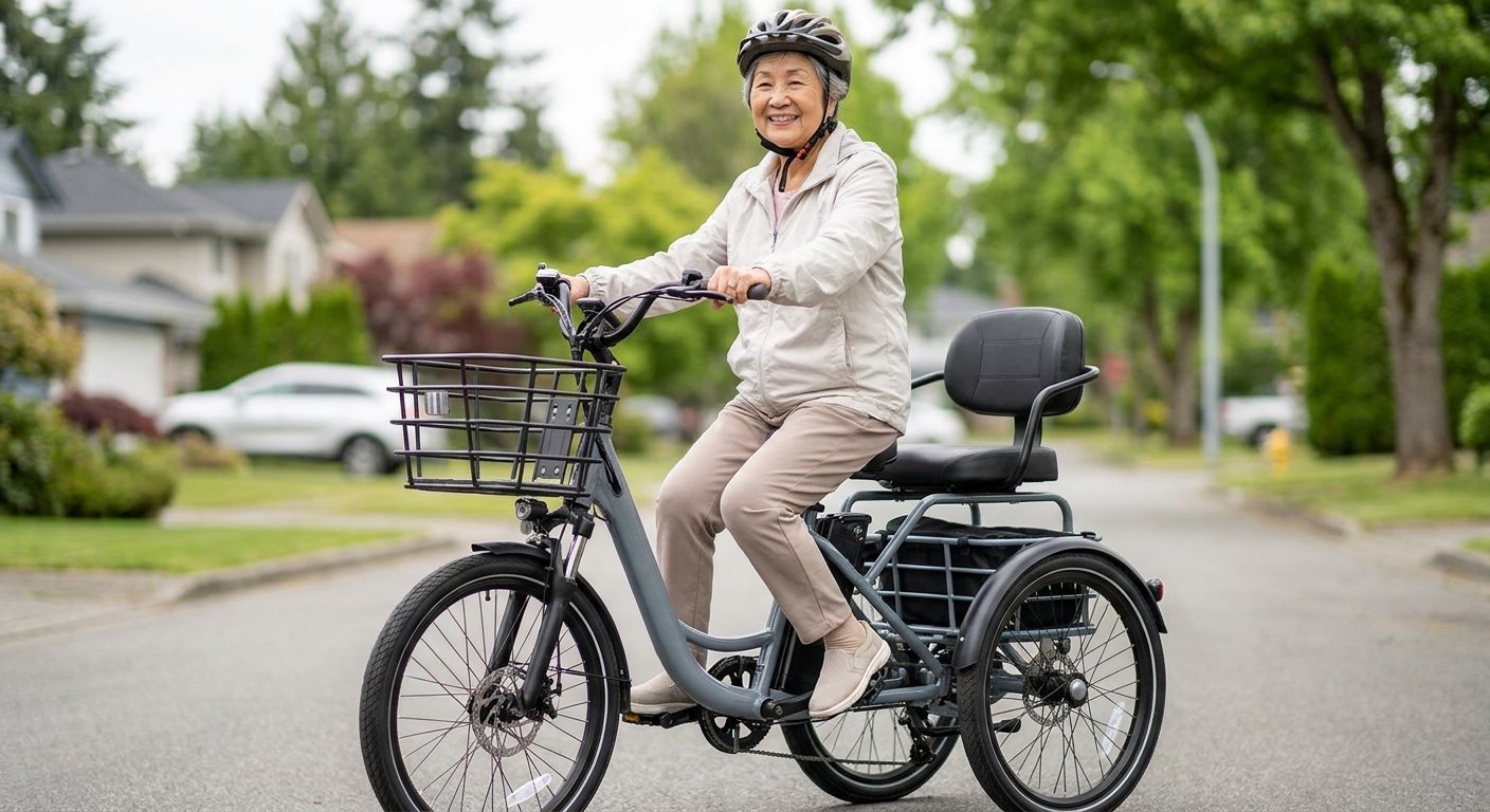เทคนิคเลือก E-Bike 3 ล้อให้ผู้สูงอายุ ปลอดภัย ไม่ล้ม