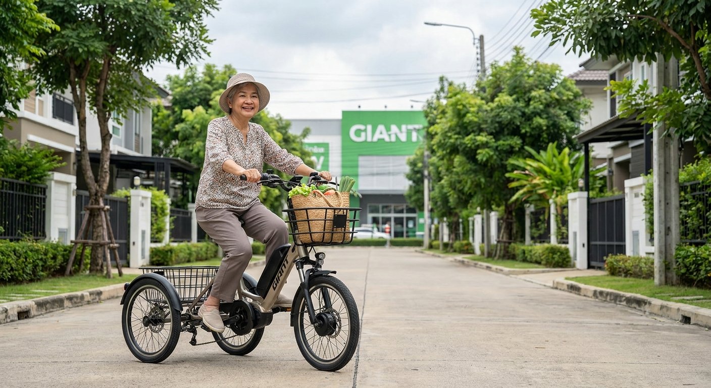 เลือกจักรยานไฟฟ้า 3 ล้ออย่างไรให้ผู้สูงอายุ ขี่ง่าย ปลอดภัย