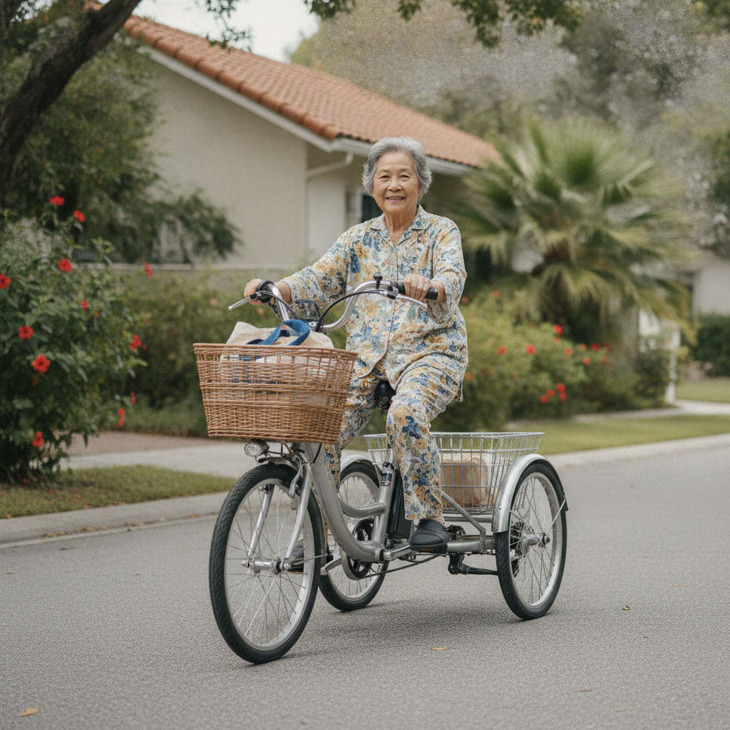 เลือกจักรยานไฟฟ้า 3 ล้ออย่างไรให้ผู้สูงอายุ ขี่ง่าย ปลอดภัย - choose-three-wheel-ebike-elderly
