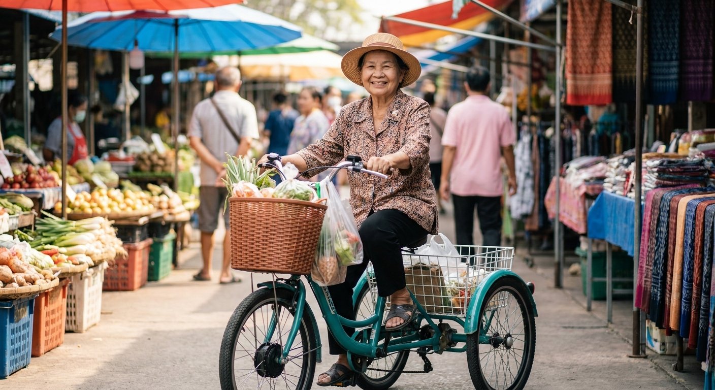 วิธีเลือกจักรยานไฟฟ้า 3 ล้อ สำหรับผู้สูงอายุ ขี่ง่าย ปลอดภัย
