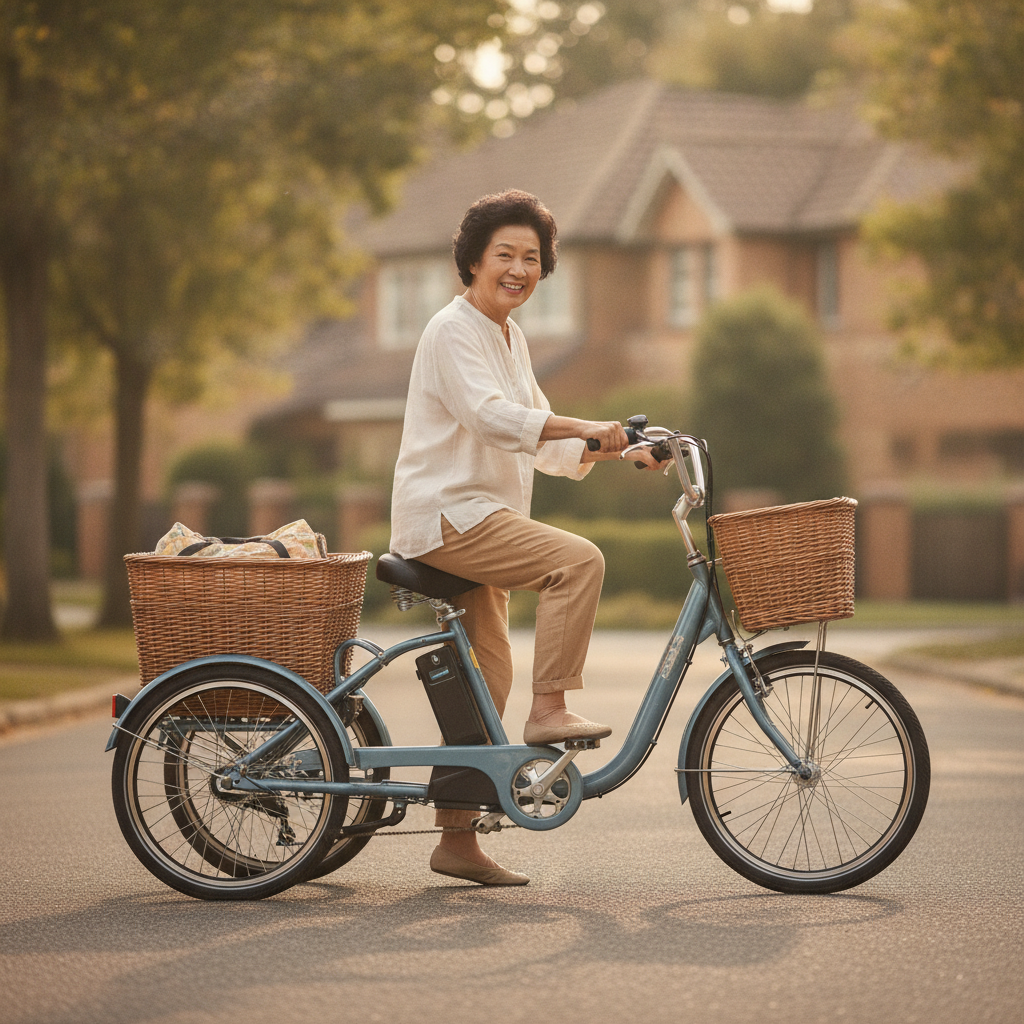 วิธีเลือกจักรยานไฟฟ้า 3 ล้อ สำหรับผู้สูงอายุ ขี่ง่าย ปลอดภัย - choose-three-wheel-ebike-seniors
