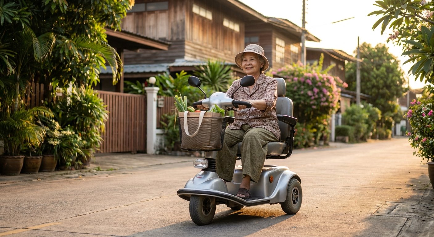 คู่มือเลือกจักรยานไฟฟ้าให้ผู้สูงอายุ ขี่ง่าย ปลอดภัย ไม่ล้ม