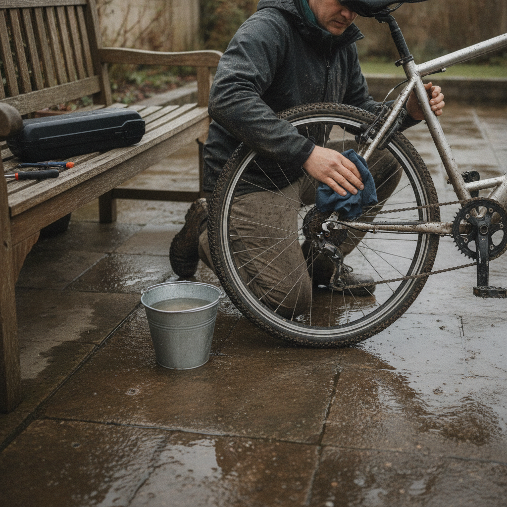 วิธีล้างจักรยานไฟฟ้าให้ถูกวิธี ลุยฝนมา มอเตอร์ไม่พัง - clean-ebike-after-rain-guide