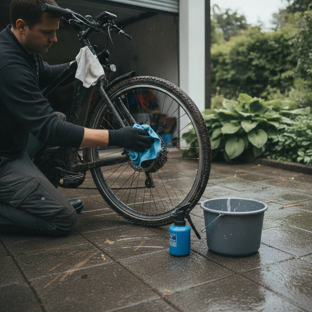วิธีล้าง e-bike หลังลุยฝน ป้องกันน้ำเข้ามอเตอร์ ไม่ช็อต - clean-ebike-rainy-season-guide