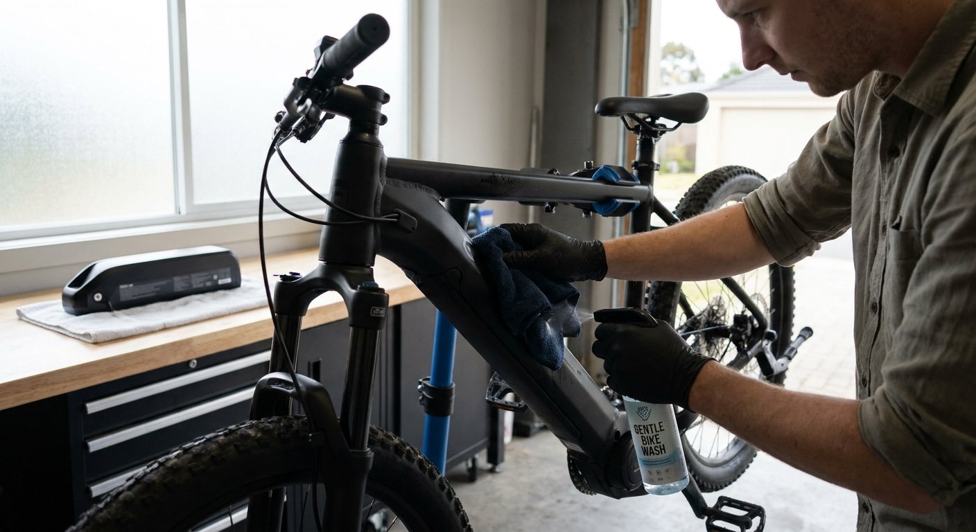 วิธีล้าง e-Bike ให้ถูกวิธี มอเตอร์ไม่พัง แบตไม่ช็อต