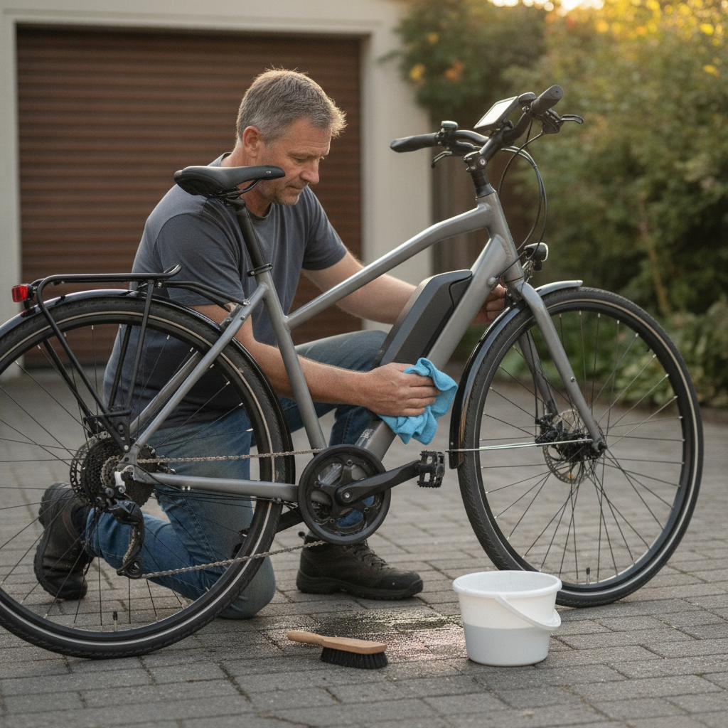 วิธีล้างจักรยานไฟฟ้าอย่างถูกวิธี ป้องกันน้ำเข้ามอเตอร์ - clean-ebike-waterproof-motor-guide