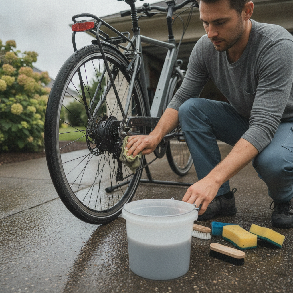 วิธีล้างจักรยานไฟฟ้าให้สะอาด ปลอดภัย ไม่กลัวน้ำเข้ามอเตอร์ - clean-electric-bike-safe-motor