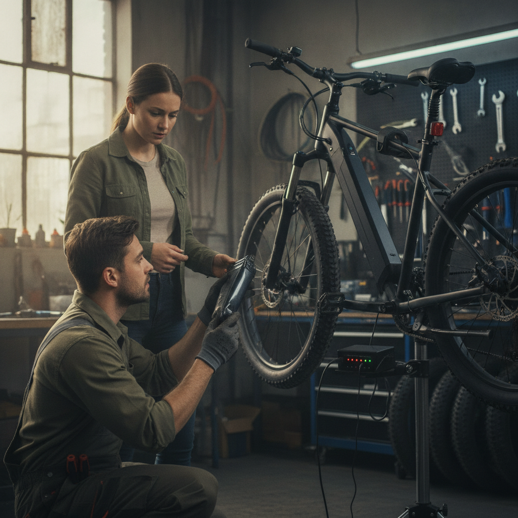 5 สัญญาณเตือนแบต e-Bike เสื่อม พร้อมวิธีชาร์จยืดอายุ - ebike-battery-charging-maintenance-guide