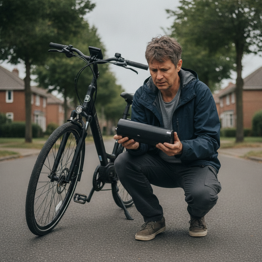 5 สัญญาณเตือนแบตเตอรี่ E-Bike เสื่อม รู้ก่อนดับกลางทาง - ebike-battery-degradation-warning-signs