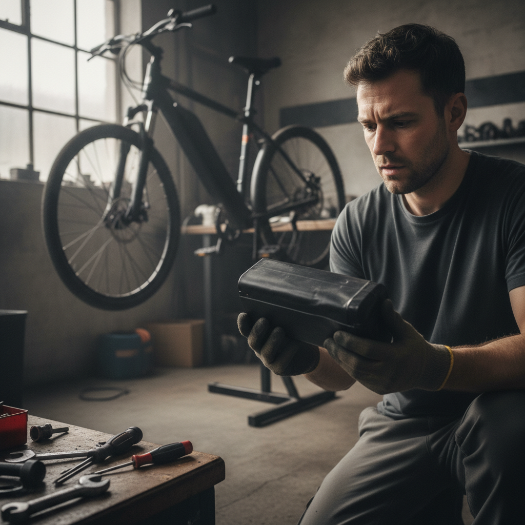 5 สัญญาณเตือนแบตเตอรี่จักรยานไฟฟ้าเสื่อม รู้ทันก่อนพัง - ebike-battery-degradation-warning-signs