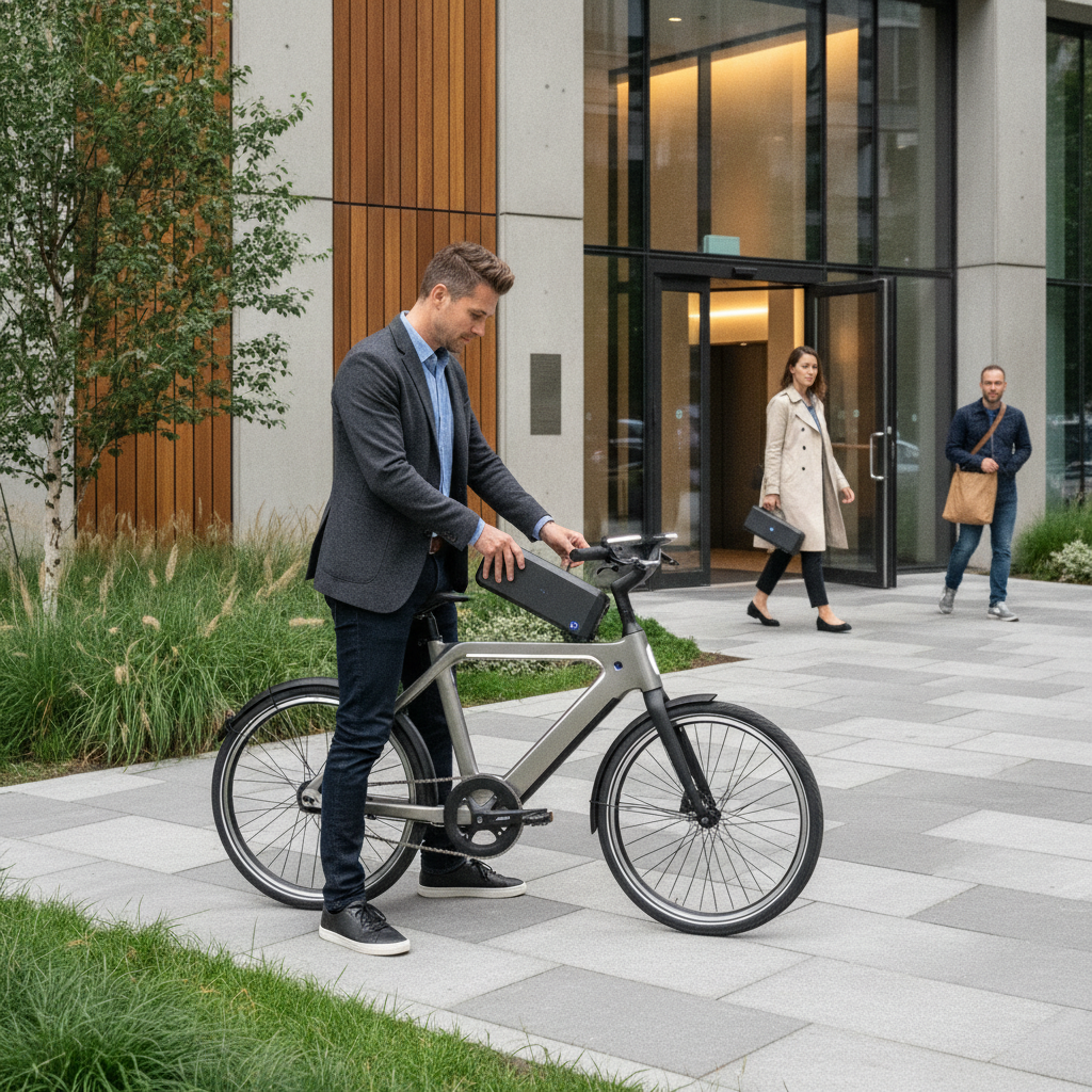 เทรนด์ E-Bike ปี 2027 แบตถอดชาร์จในบ้าน ขี่ง่าย ประหยัดไฟ - ebike-battery-removable-trend-2027