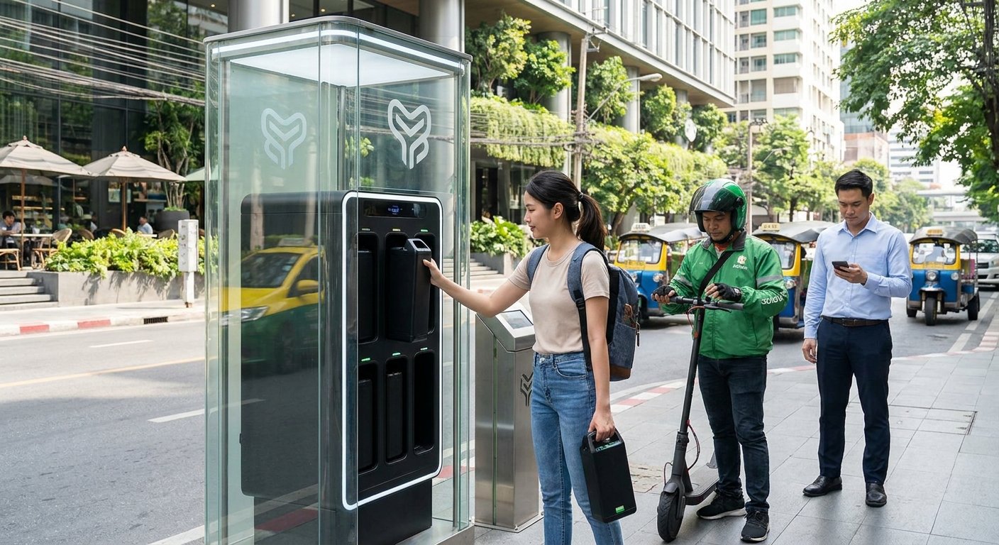 จับตาเทรนด์ตู้สลับแบตเตอรี่ E-Bike ยุคใหม่ ไม่ต้องรอชาร์จ