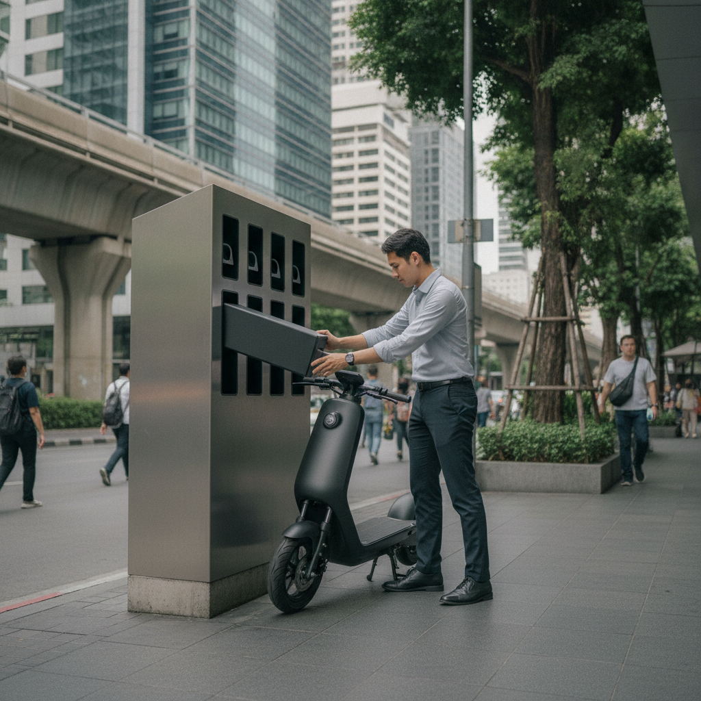 จับตาเทรนด์ E-Bike ระบบสลับแบตเตอรี่ ไม่ต้องรอชาร์จนาน - ebike-battery-swapping-future-trends
