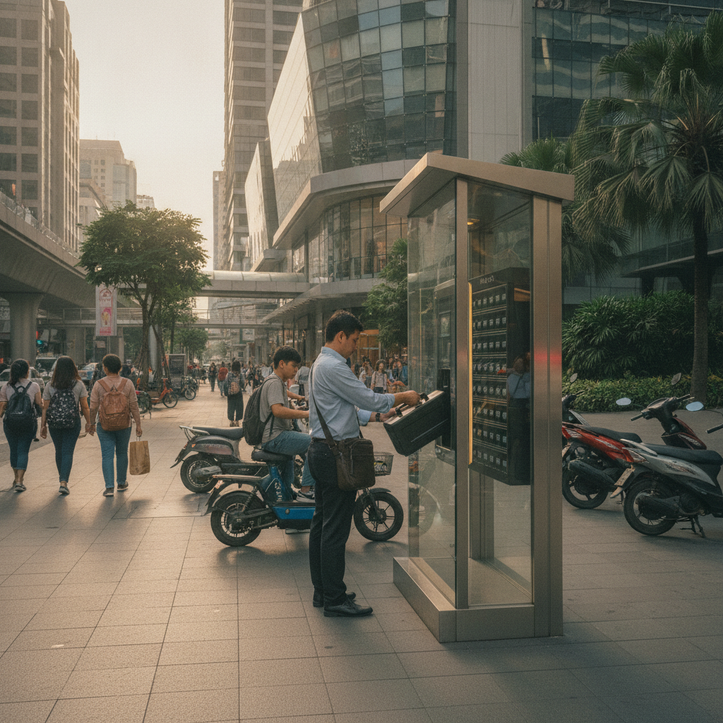 ส่องโมเดลตู้สลับแบต e-Bike มาแรง เปลี่ยนไว ไม่ต้องรอชาร์จ - ebike-battery-swapping-station-trend