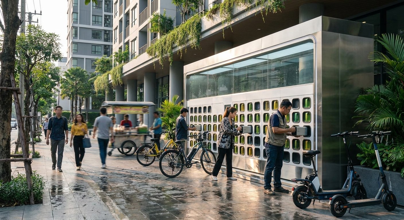 เทรนด์สถานีสลับแบต E-Bike ปี 2027 ทางเลือกใหม่คนเมือง