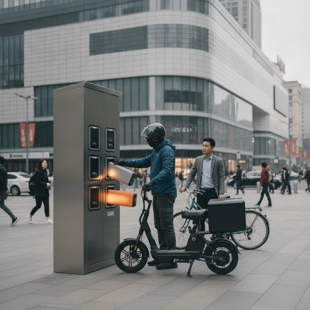 ส่องเทคโนโลยีสลับแบต E-Bike ชาร์จไว ไม่ต้องรอ อนาคตคนเมือง - ebike-battery-swapping-trend-thailand