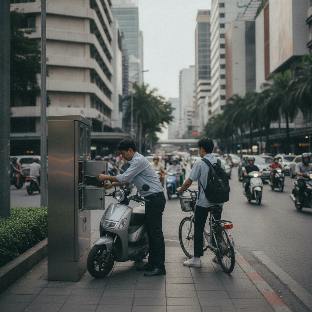 เทรนด์ตู้สลับแบตเตอรี่ e-Bike ในไทย สลับไวไม่ต้องรอชาร์จ - ebike-battery-swapping-trend-thailand