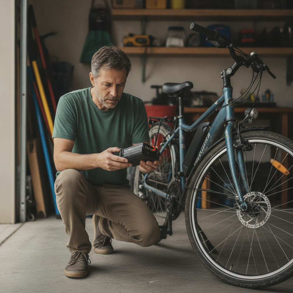 5 สัญญาณเตือนแบตเตอรี่ e-Bike เสื่อม รู้ก่อนเปลี่ยนทัน - ebike-battery-warning-signs-guide