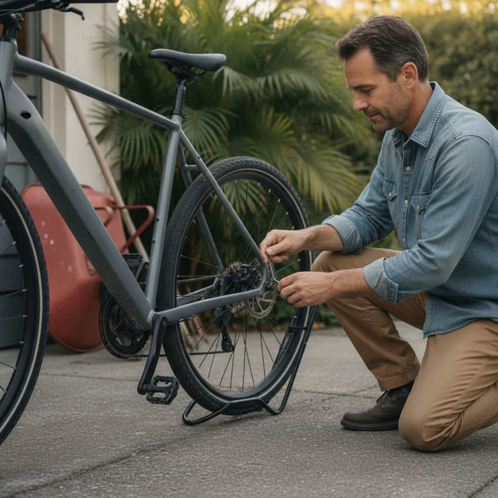 วิธีตรวจเช็กเบรกจักรยานไฟฟ้า ทำเองได้ง่ายๆ ใน 5 นาที - ebike-brake-check-maintenance-guide