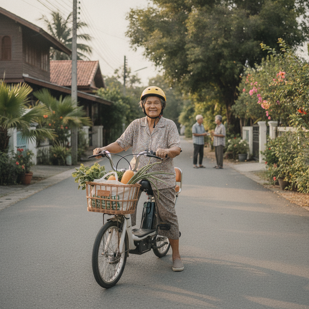 วิธีเลือก e-Bike ให้ผู้สูงอายุ ขี่ง่าย ปลอดภัย ไม่ล้ม - ebike-buying-guide-for-elderly