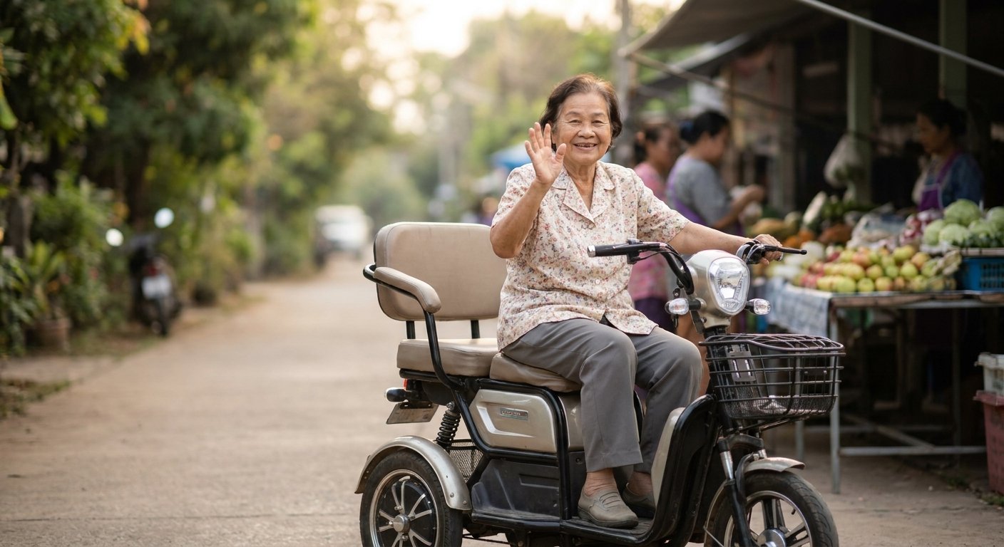 วิธีเลือก e-Bike ให้ผู้สูงอายุ ขี่ง่าย ปลอดภัย ไม่ล้ม