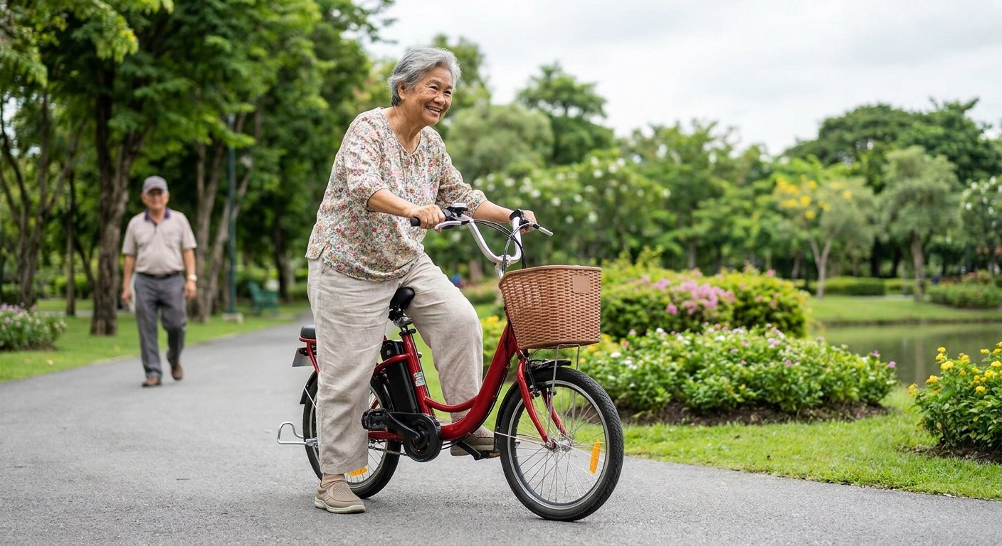 คู่มือเลือก e-Bike ให้ผู้สูงอายุ ขี่ง่าย ปลอดภัย ไม่ล้ม