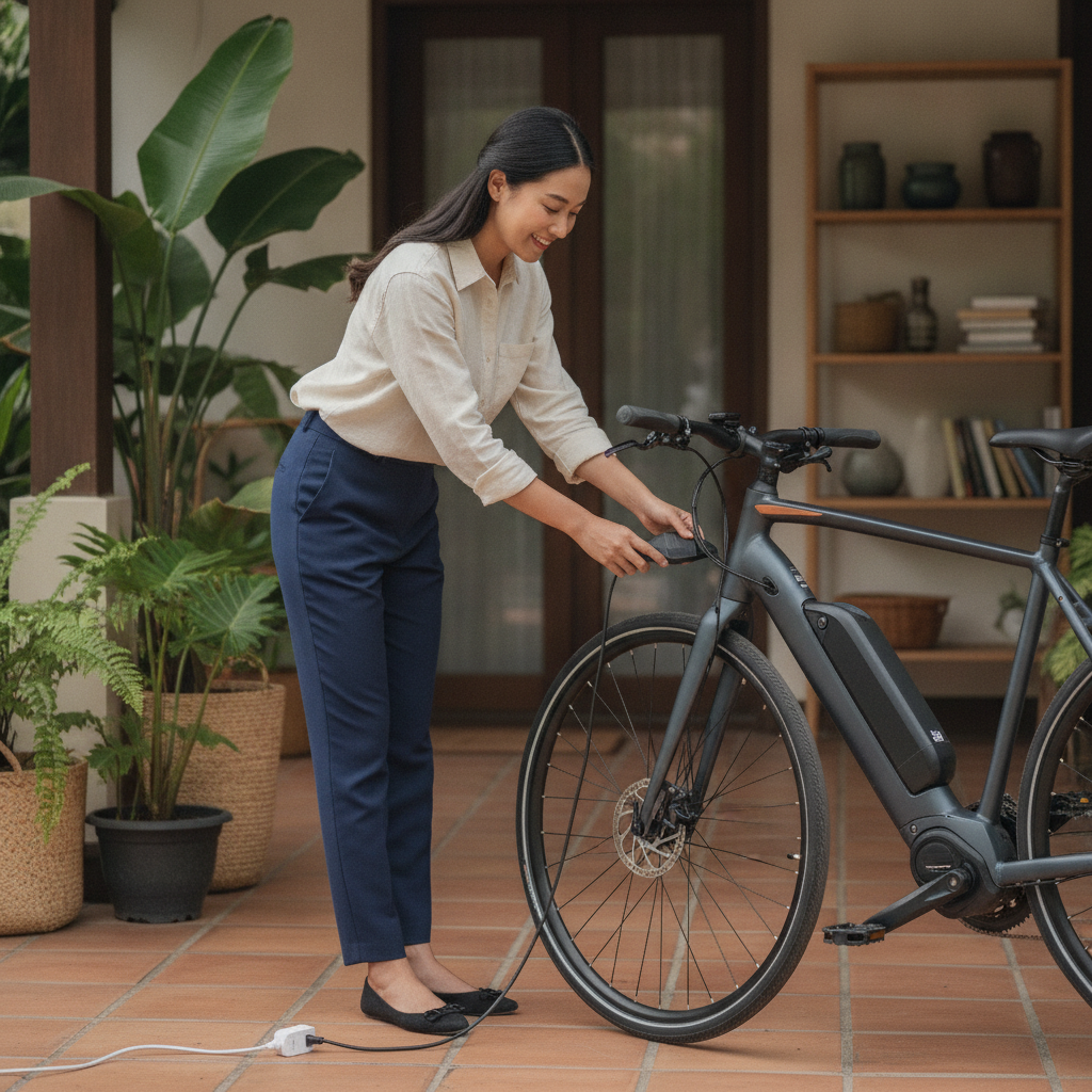 ชาร์จ e-Bike 1 ครั้งกี่บาท? วิธีคิดค่าไฟ ประหยัดค่าน้ำมัน - ebike-charging-cost-calculation-guide