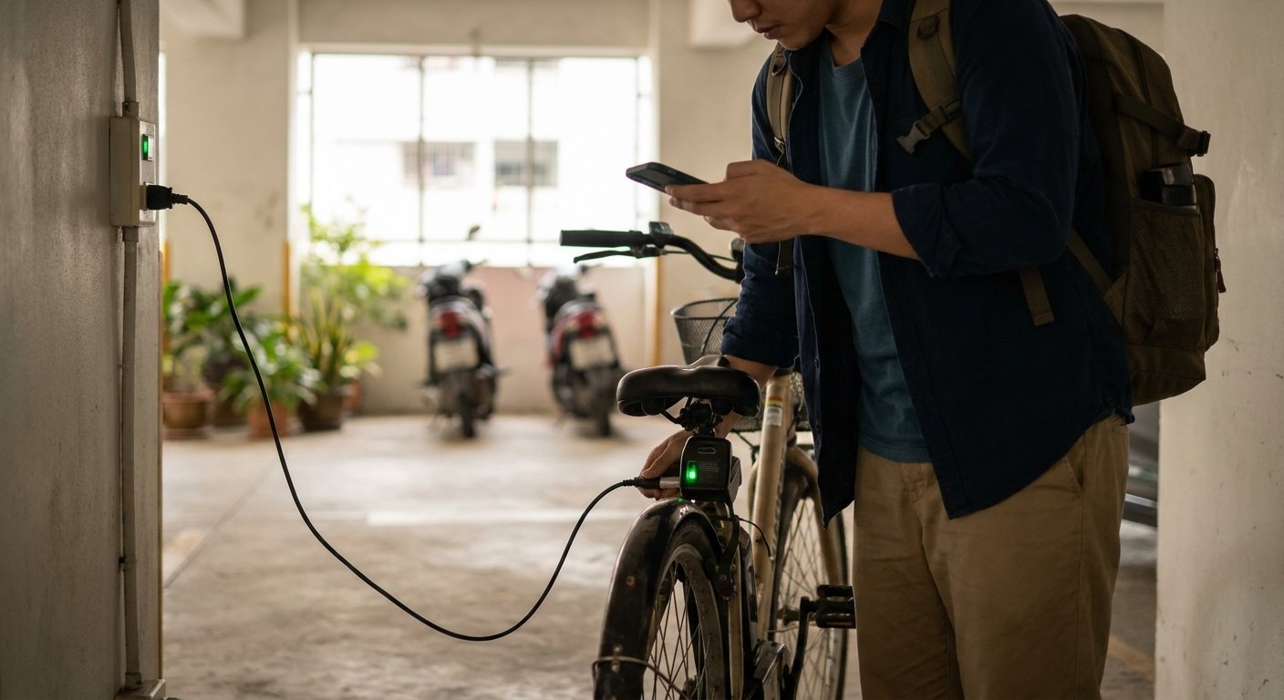 ชาร์จไฟ e-Bike 1 ครั้งกี่บาท? คำนวณค่าไฟเทียบน้ำมัน