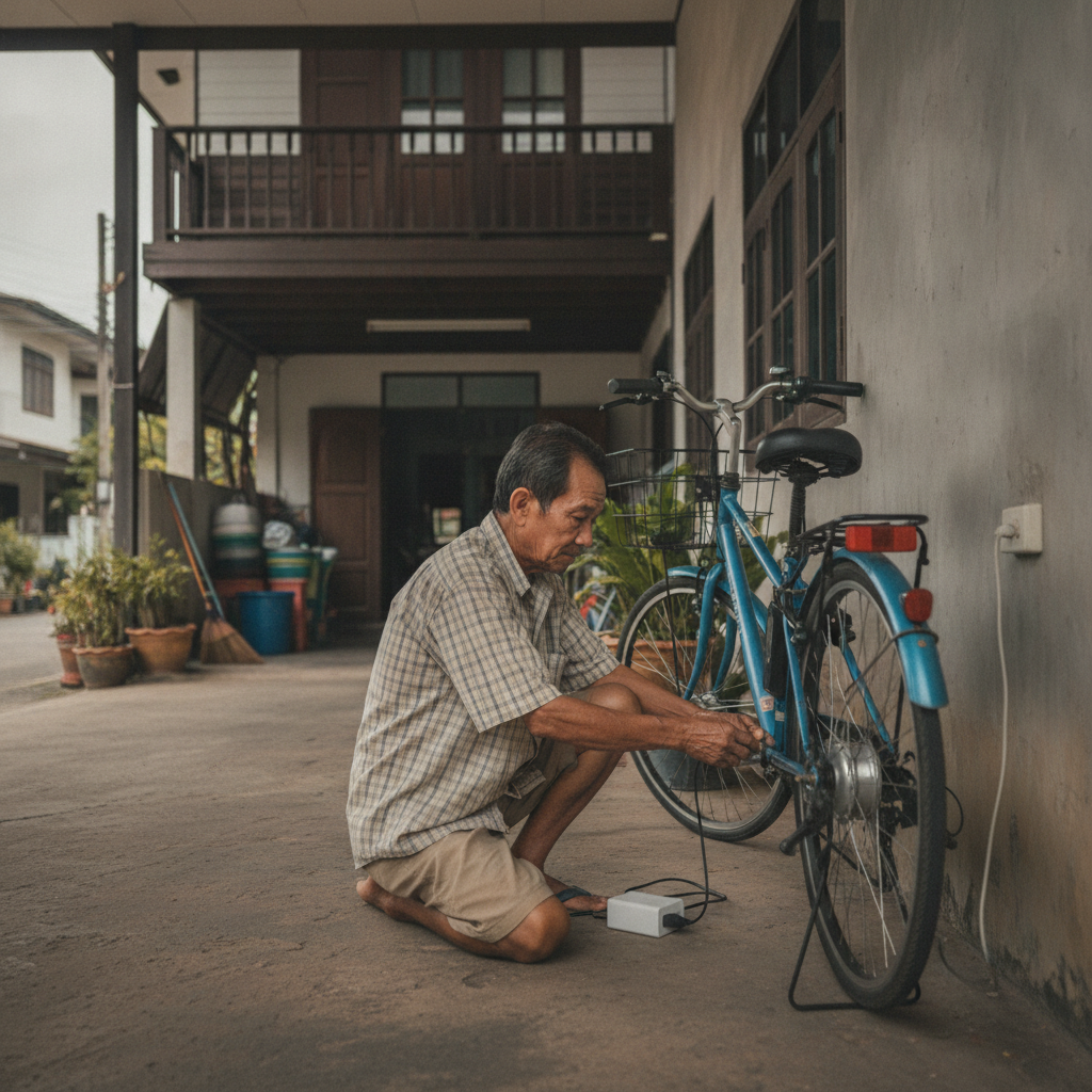 ค่าไฟชาร์จจักรยานไฟฟ้า 1 ครั้งกี่บาท? วิ่งได้ไกลแค่ไหน - ebike-charging-cost-calculation-guide