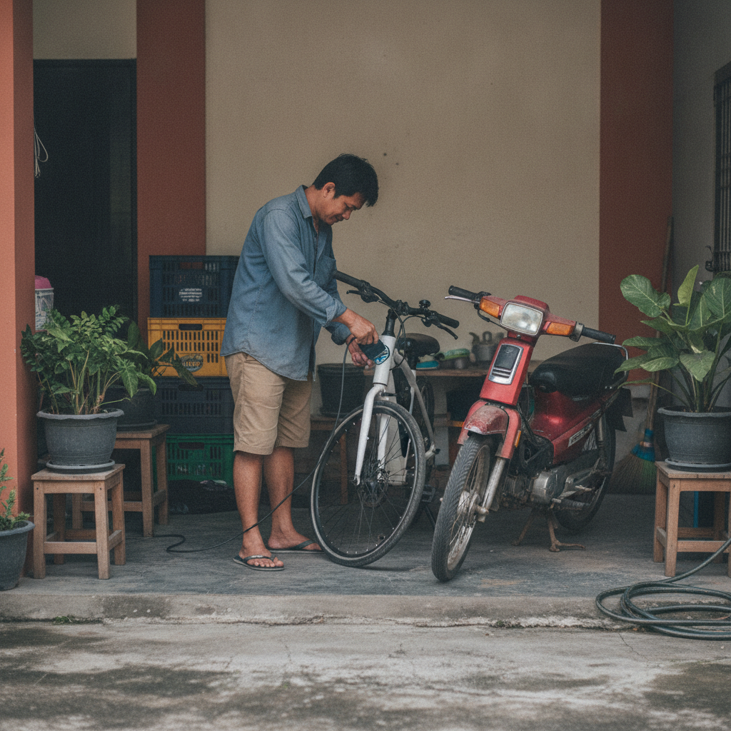 ชาร์จ e-Bike 1 ครั้งเสียกี่บาท? เช็กค่าไฟเทียบกับน้ำมัน - ebike-charging-cost-versus-petrol