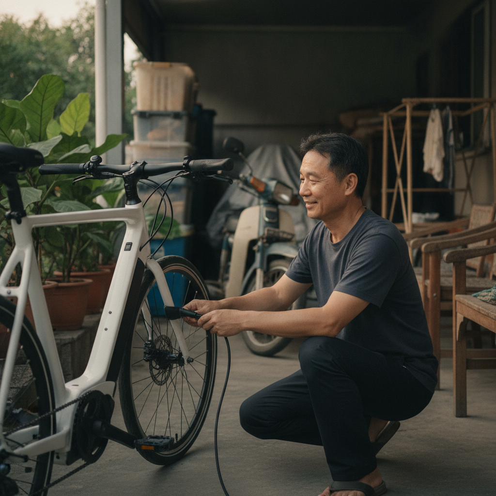 ชาร์จจักรยานไฟฟ้า 1 ครั้งกี่บาท? ประหยัดกว่าน้ำมันแค่ไหน - ebike-charging-cost-vs-gasoline