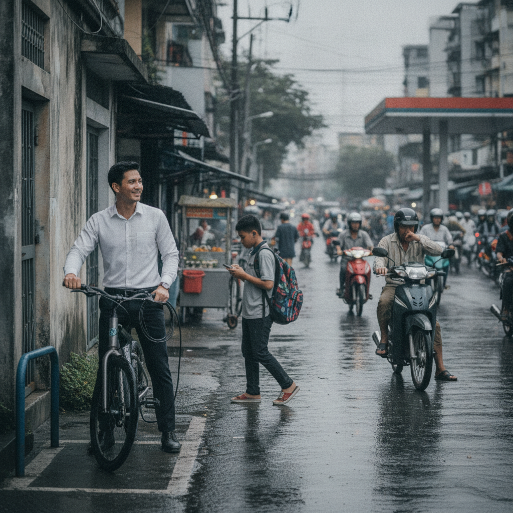 คำนวณค่าไฟ e-bike วิ่ง 100 กม. เทียบค่าน้ำมัน ประหยัดแค่ไหน - ebike-charging-cost-vs-gasoline