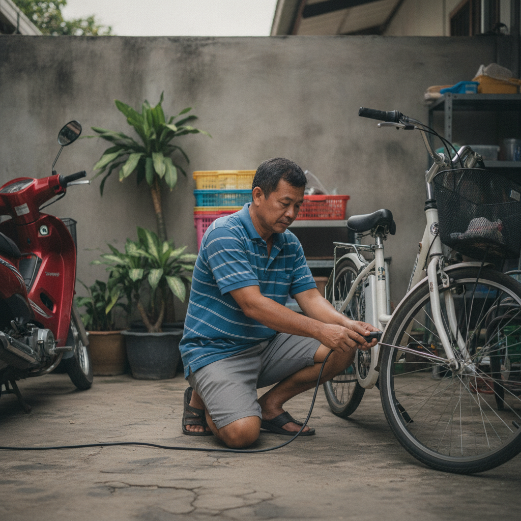 ชาร์จจักรยานไฟฟ้า 1 ครั้งกี่บาท? คุ้มกว่าค่าน้ำมันแค่ไหน - ebike-charging-cost-vs-gasoline