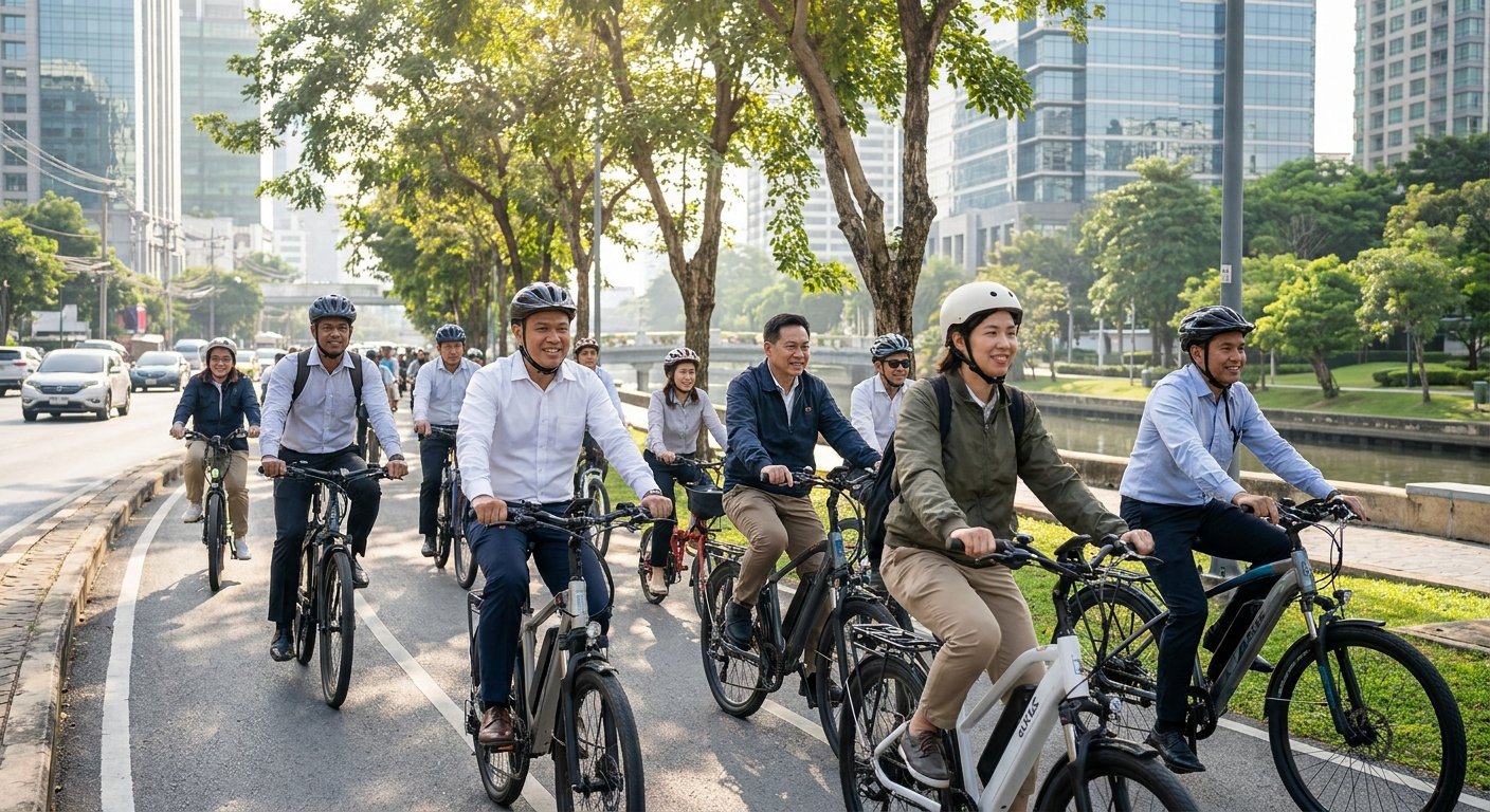 คำนวณให้ชัด ขี่ e-Bike ไปทำงาน ประหยัดเงินกว่าน้ำมันแค่ไหน?