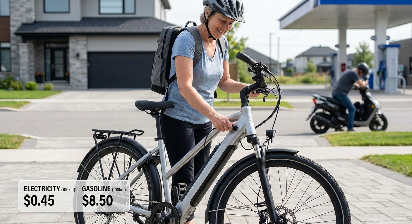 เทียบค่าไฟ e-Bike กับค่าน้ำมัน วิ่ง 100 กม. จ่ายกี่บาท