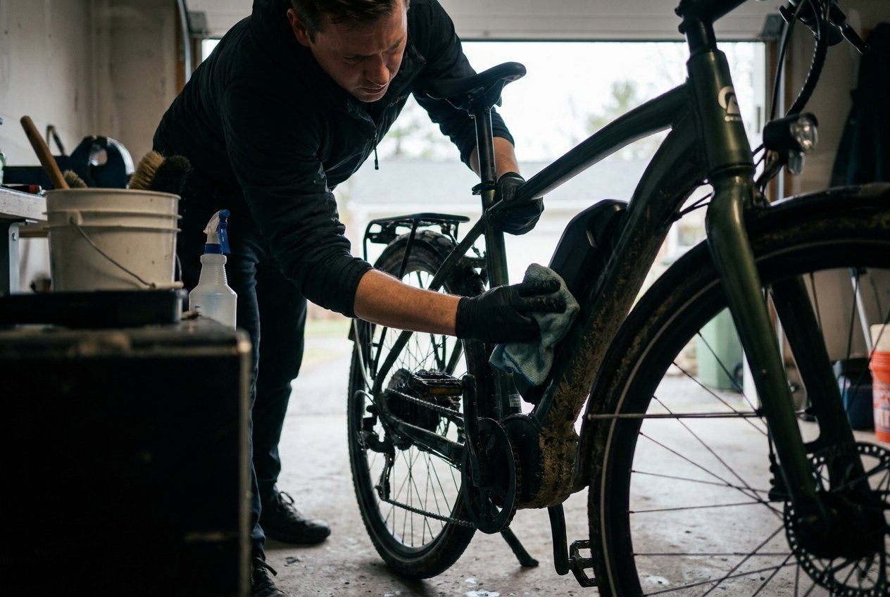 วิธีล้าง e-Bike หน้าฝนให้ปลอดภัย ระบบไฟไม่ช็อต มอเตอร์ไม่พัง
