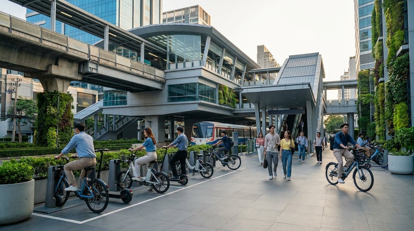 ส่องเทรนด์ e-Bike เชื่อมรถไฟฟ้า ทางรอดรถติดยุคใหม่ปี 2027
