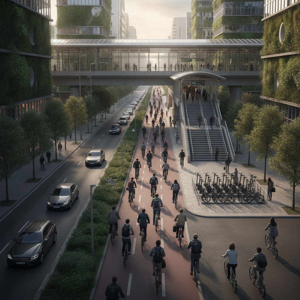 ส่องเทรนด์ e-Bike เชื่อมรถไฟฟ้า ทางรอดรถติดยุคใหม่ปี 2027 - ebike-commute-mass-transit-trend
