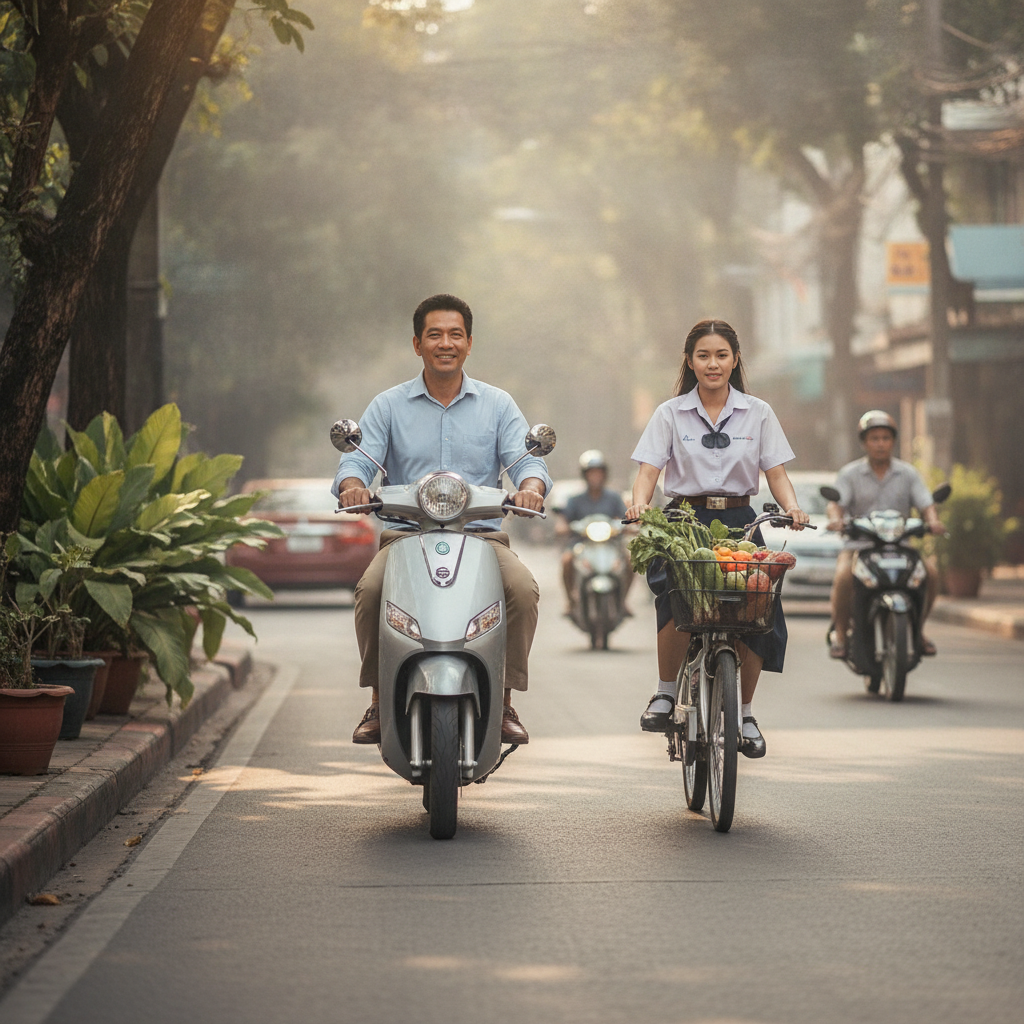 คำนวณให้ดู! ขี่จักรยานไฟฟ้า ประหยัดค่าน้ำมันปีละกี่บาท? - ebike-cost-saving-vs-gas