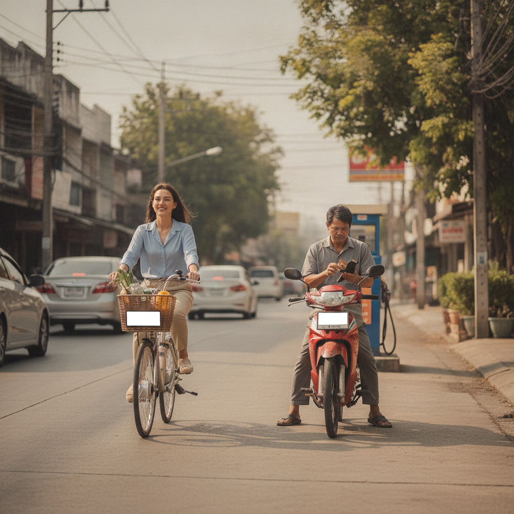 คำนวณค่าไฟ vs ค่าน้ำมัน ขี่ E-Bike 1 ปี ประหยัดกี่บาท - ebike-cost-savings-vs-petrol