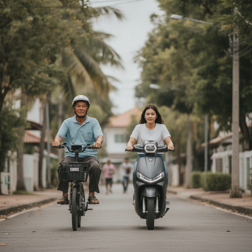 ขี่จักรยานไฟฟ้าต้องมีใบขับขี่ไหม? เช็คกฎหมายฉบับเข้าใจง่าย - ebike-driving-license-law-thailand
