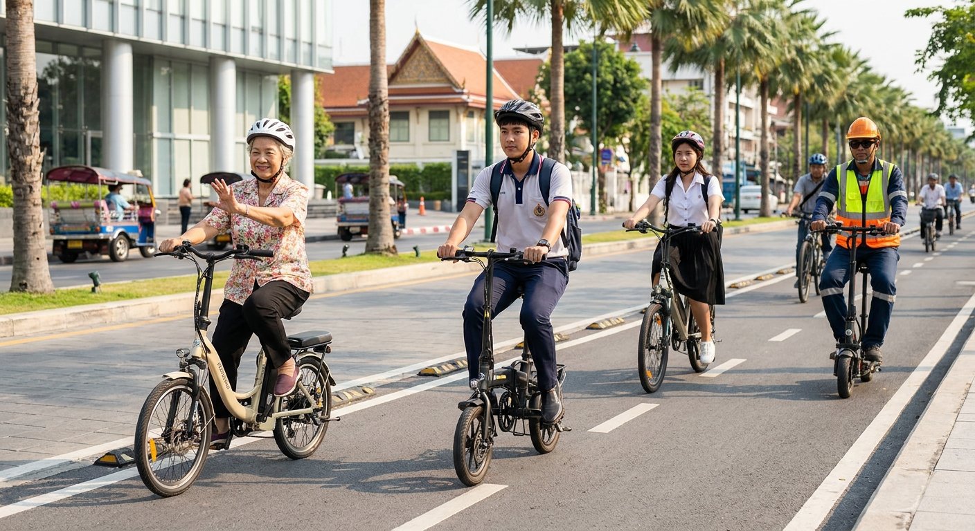 จักรยานไฟฟ้าต้องมีใบขับขี่ไหม? กฎหมายน่ารู้ก่อนขี่บนถนน