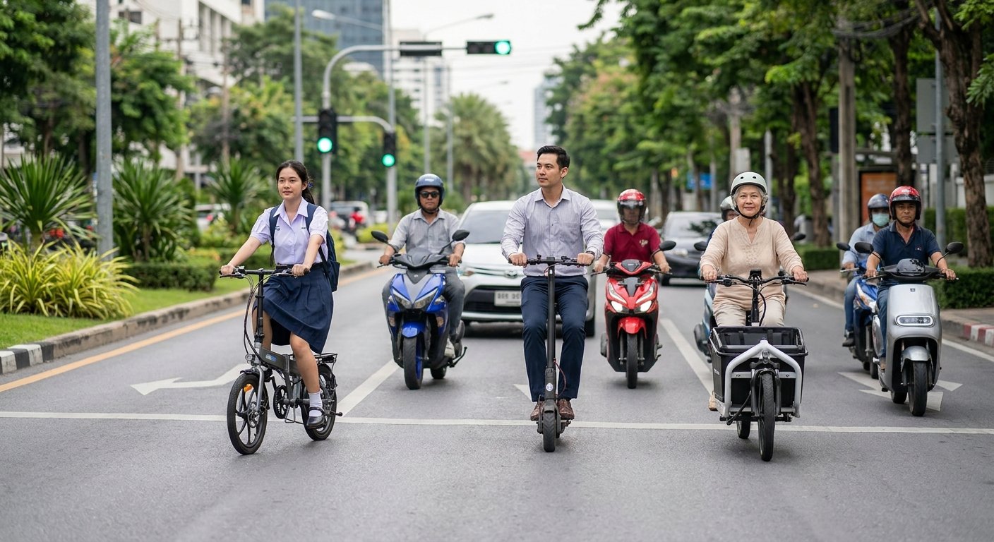 e-Bike สกู๊ตเตอร์ไฟฟ้า ต้องมีใบขับขี่ไหม? เช็กกฎหมายล่าสุด