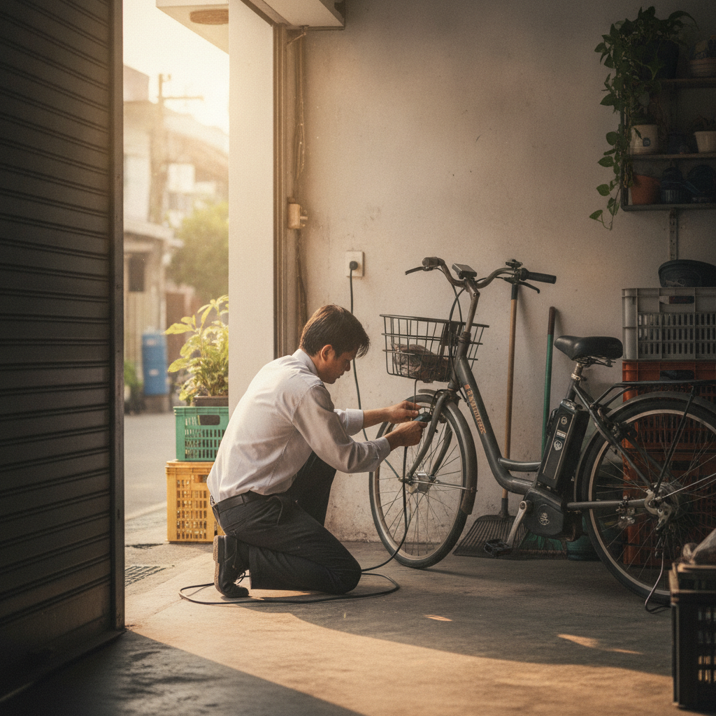 ขี่จักรยานไฟฟ้าชาร์จไฟครั้งละกี่บาท? สรุปค่าใช้จ่ายต่อเดือน - ebike-electricity-charging-cost-calculation