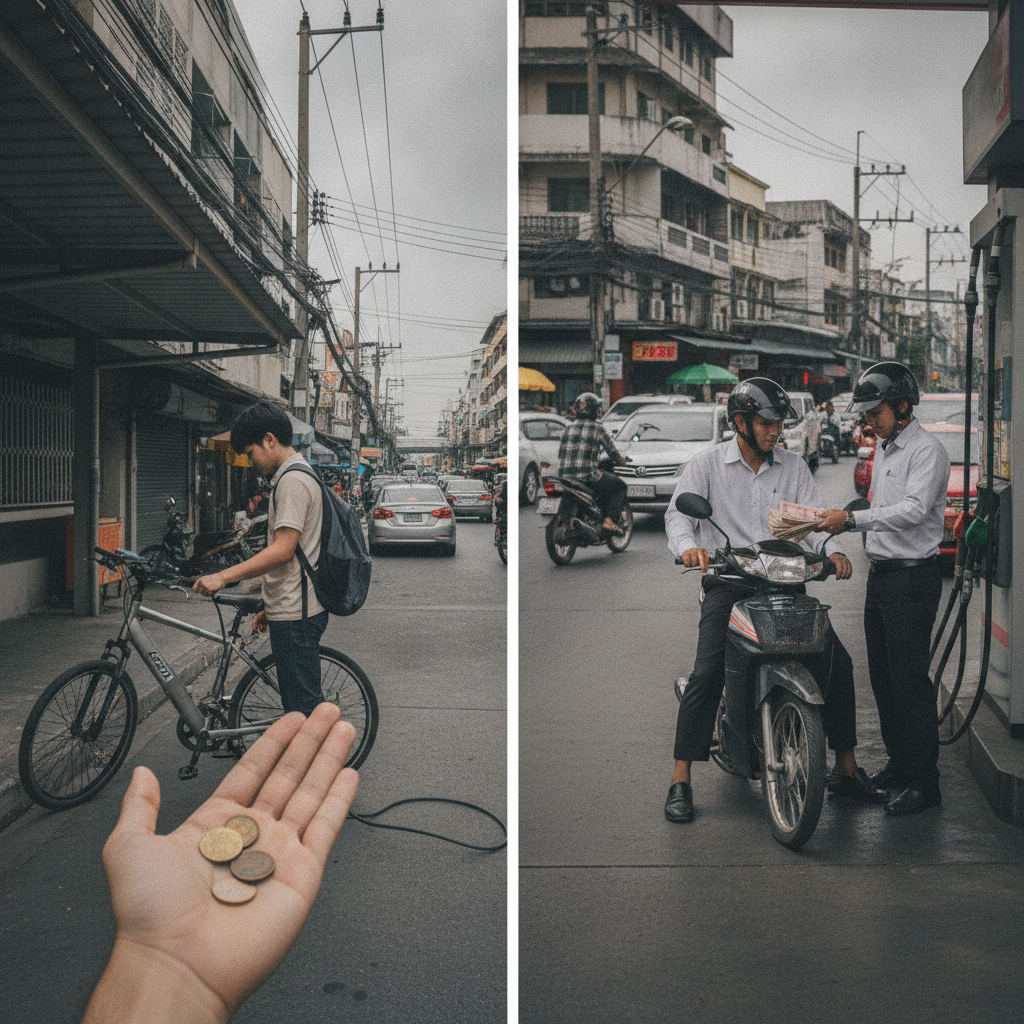 ขี่จักรยานไฟฟ้า 1 เดือน เสียค่าไฟกี่บาท เทียบค่าน้ำมันจริง - ebike-electricity-cost-saving-guide