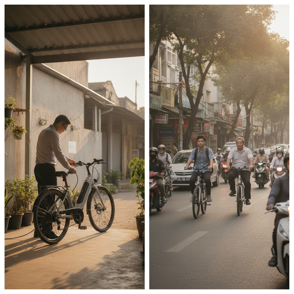 ขี่จักรยานไฟฟ้าคิดค่าไฟกี่บาท ประหยัดกว่าค่าน้ำมันแค่ไหน - ebike-electricity-cost-vs-gasoline