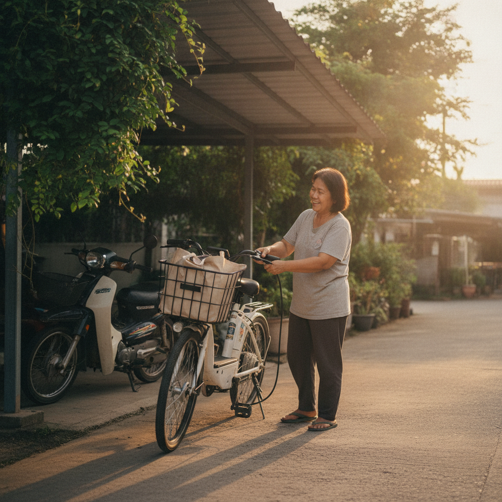 คำนวณค่าไฟชาร์จ e-Bike 1 ครั้งกี่บาท? เทียบค่าน้ำมันชัดๆ - ebike-electricity-cost-vs-gasoline