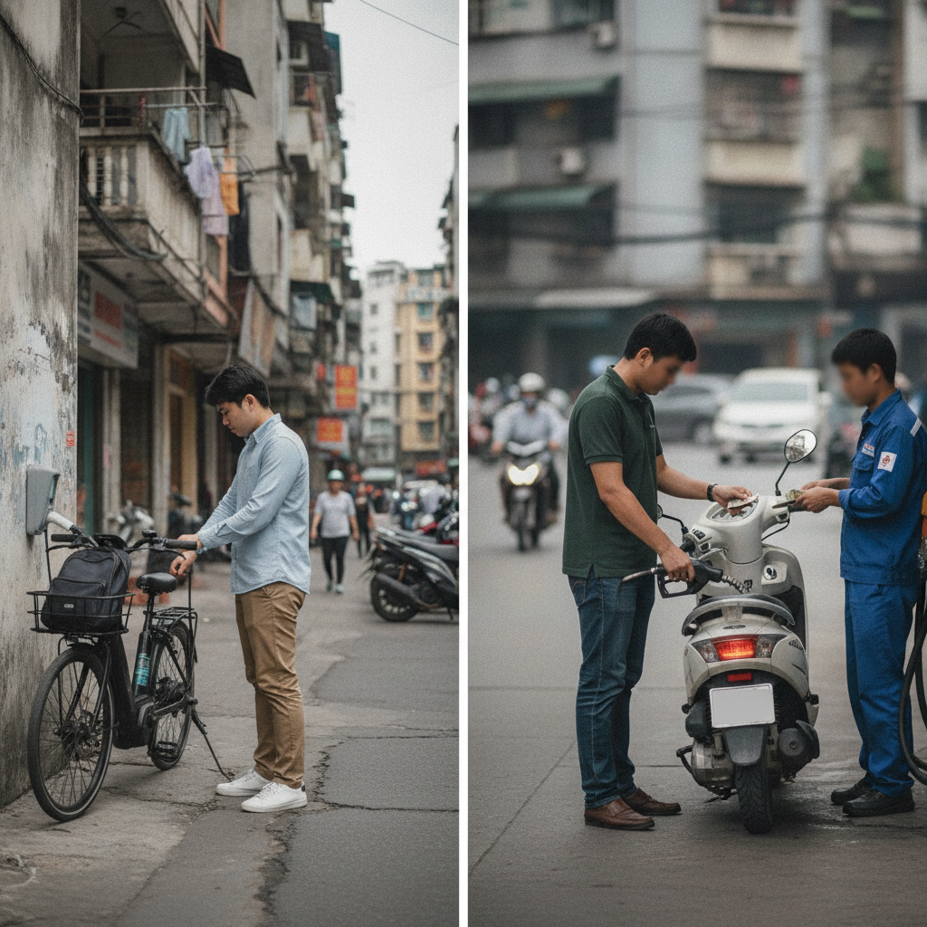 เทียบชัดๆ ค่าไฟจักรยานไฟฟ้า vs ค่าน้ำมัน ประหยัดได้กี่บาท - ebike-electricity-cost-vs-gasoline