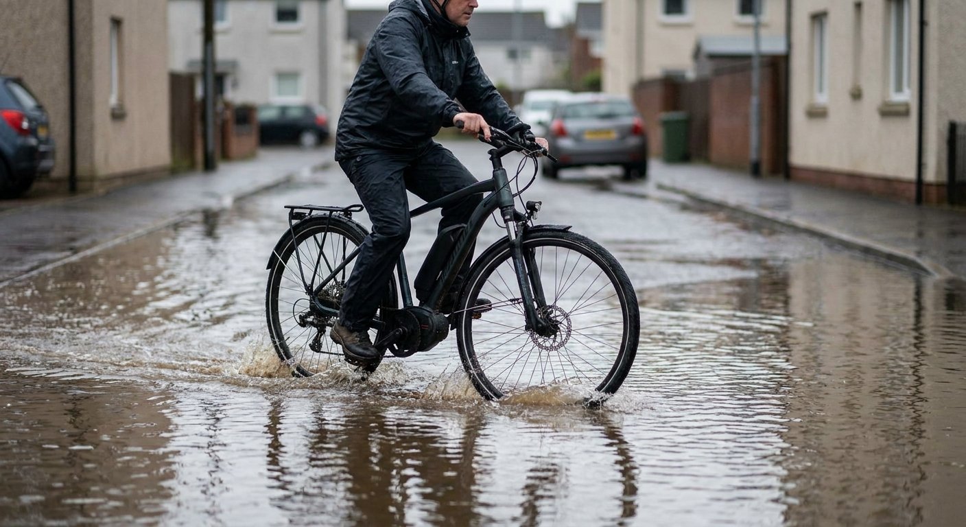 e-Bike ลุยน้ำท่วมได้ไหม? วิธีดูแลระบบไฟหลังฝนตกหนัก